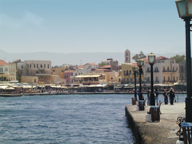 Chania Harbour Crete